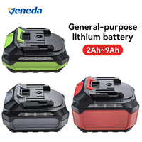Grosir Pabrik Baterai Li-ion 18V5Ah dengan Indikator Bahan Bakar LED di Samping, Kompatibel dengan Perkakas Listrik Bor 18V, Tersedia dalam Stok