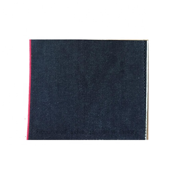 Фабрика джинсовой ткани Royal wolf selvedge, 100% хлопковая черная японская selvedge 1, джинсовая ткань