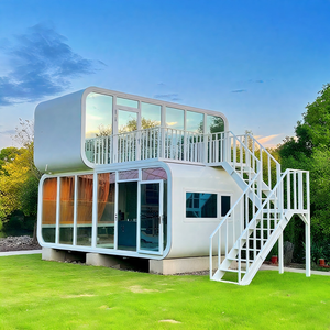 KT Extérieur Moderne En Acier Pomme Cabine <span class=keywords><strong>Serre</strong></span> Portable Préfabriqué <span class=keywords><strong>Mini</strong></span> Deluxe pour Hôtel Appartement Utilisation - Product Image 5