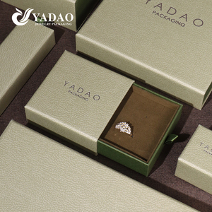 Hộp quà giấy cao cấp tùy chỉnh Yadao, bao bì dạng ngăn kéo, hộp đựng nhẫn, vòng tay, dây chuyền, bông tai, bán buôn - Product Image 2