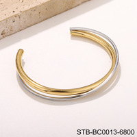 Brazalete Fanke de Acero Inoxidable 316L para Mujer, Joyería Moderna de Alta Gama, Novedades de Primavera 2025, Venta al Por Mayor