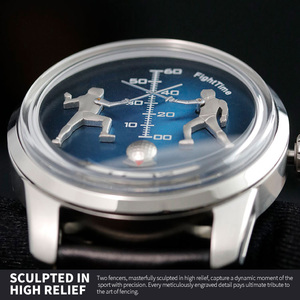 FightTime Watch with Retrograde Minutes Wandering <strong>Hours</strong> Luxury Custom Unique Design Mechanical Automatic Wristwatch Manufacturer - Product Image 3