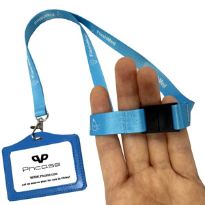 OEM Wholesale Custom Eco-Friendly Fashionable <b>Polyester</b> Nylon <b>Lanyards</b> Logo Digital Silk Screen Printing Hook Accessories ID - Product Image 1