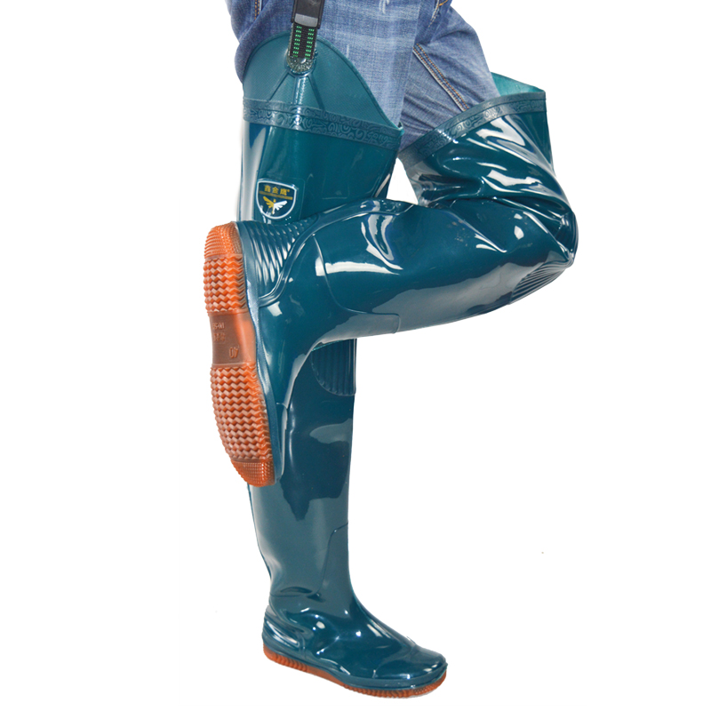 ПВХ комода рыбной ловли Детский комплект OEM зеленый садовом выращивании сапоги рыбацкие сапоги рисовые загрузки