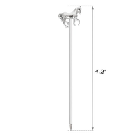 RTS Écologique Réutilisable En Acier Inoxydable 304 Cocktail Picks Martini Métal Fruits Picks Bar Accessoires Restaurants Hôtels 5pcs