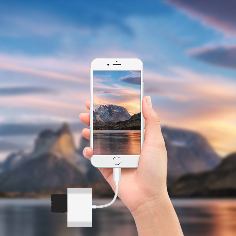 2020 новейшая Заводская распродажа всемер различных серий Otg Micro Card Reader для Apple Ipad