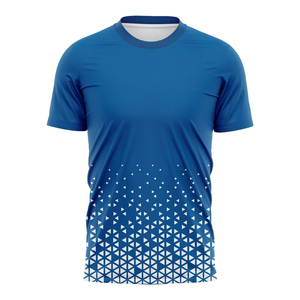 New Design Short Sleeve Quick Dry Breathable 100% Polyester Soccer Jersey Summer Customization OEM Service - Product Image 4