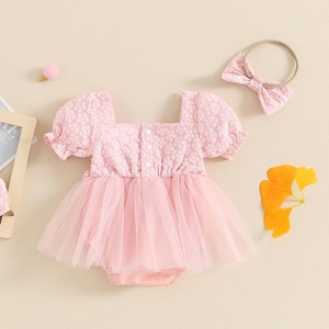 2025 per neonato vestiti per neonata vestiti per compleanno tutù in pizzo pagliaccetto da principessa 0 <span class=keywords><strong>18</strong></span> <span class=keywords><strong>mesi</strong></span> - Product Image 5