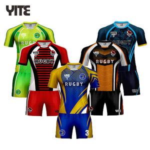 مخصص بالجملة رخيصة قمصان الرجبي عالية الجودة حار بيع فارغة الرجبي جيرسي للرجال - Product Image 1