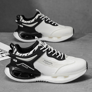 Zapatos Deportivos para Hombre con Amortiguación de Aire, Suela Suave, Aumento de Altura, Suela Gruesa, Estilo Baloncesto, para Uso Casual - Product Image 4