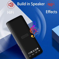 Meilleurs cadeaux de Noël, lecteur MP4 FM radio MP3 avec batterie, enregistreur vocal avec écran TFT HD pour enfants et personnes âgées