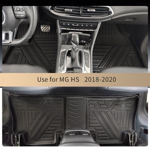 Tapis de sol de voiture 3D en TPE de haute qualité, 3,5 mm d'épaisseur, ensemble complet de 3 pièces, design de luxe, imperméable, antidérapant, position avant, MG HS - Product Image 3