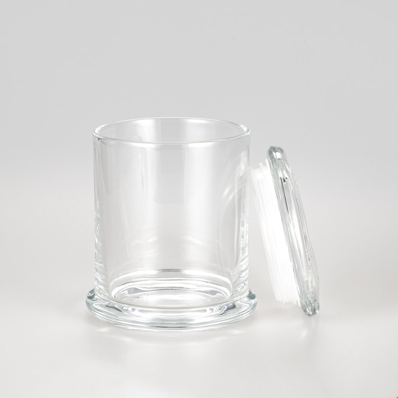 12oz Clear Glass Candle Jar with