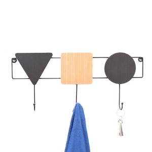 <span class=keywords><strong>Porte</strong></span>-manteau <span class=keywords><strong>mural</strong></span> en acier inoxydable à 3 crochets, robuste, pour entrée et couloir - Product Image 2