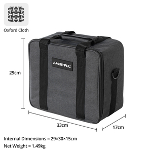 Sangle d'épaule personnalisable Ambitful PB19, sac <span class=keywords><strong>de</strong></span> transport portable, sac pour <span class=keywords><strong>flash</strong></span> <span class=keywords><strong>de</strong></span> studio, sac pour caméra <span class=keywords><strong>vidéo</strong></span>, pour photographie, photo et <span class=keywords><strong>vidéo</strong></span> - Product Image 1