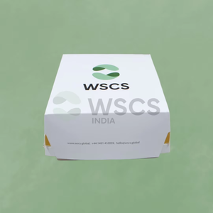 Boîte à hamburger rigide en papier blanc, haut de gamme, doublée d'une éponge, écologique, recyclable, durable, étanche, réutilisable, pour restaurant, café, à emporter - Product Image 5