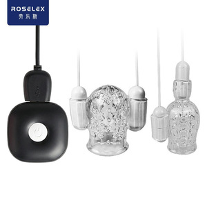 ROSELEX Transparent Trainer, Ejercitador/Masturbador de Pene Eléctrico de Doble Cabeza - Product Image 1