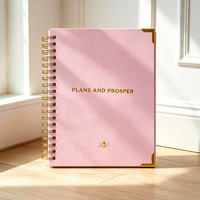 Carnet de notes personnalisé A4 grand format à spirale, couverture souple, papier artistique, journal, agenda, notes de réunion, impression de logo personnalisée