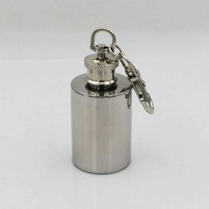 Stainless Steel <b>Mini</b> Flask With Thermal Insulation Cylinder and Vacuum Flask Keychain Accessory - Product Image 5