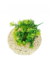 WY101202 Feuillage artificiel, buissons de feuilles vertes, fausses feuilles d'eucalyptus pour mur floral de mariage, décoration de jardin et de maison, verdure artificielle