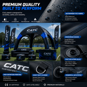 Conjunto Inflable para Eventos Deportivos CATC |   Paquete <span class=keywords><strong>de</strong></span> Muebles para Carpa Impermeable y Hermética con Pilar Arqueado |   Personalización <span class=keywords><strong>de</strong></span> la Marca del Campamento <span class=keywords><strong>de</strong></span> Entrenamiento <span class=keywords><strong>de</strong></span> Fútbol - Product Image 3