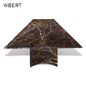 WBERT Mesa Muebles Italiano Lujo Mármol Mesa Villa Muebles Importados Privado Personalizado - Product Image 2
