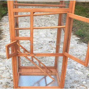 กรงนกพิราบทำจากไม้ SDB005กรงนกมีลวดลายพร้อมขาตั้งสำหรับนกคอกแคเทิล - Product Image 5