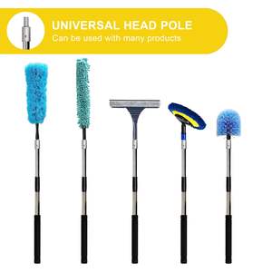 מוט מאריך שחור למכירה חמה, 2 רגל עד 12 רגל עמוד מאריך רב תכליתי לניקוי רולר - Product Image 6