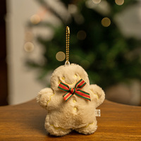 Jouets Songshan, décoration de Noël, cadeau de fête mignon, ensemble de poupées en peluche, bonhomme de neige, renne, Père Noël, porte-clés, pendentifs, jouet en peluche