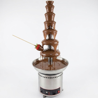Fontaine à chocolat commerciale à 7 niveaux, machine à chocolat chaud