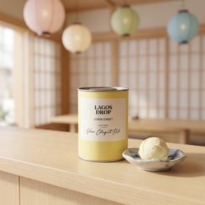 Biodegradable Round Paper Tube Packaging Custom High Quality Cylinder <b>Container</b> for Ice Cream Cone Candies Tea Cocoa Powder - Product Image 1