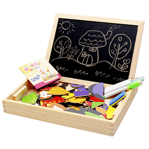 2022 Kids Creative Tangram Câu Đố Bằng Gỗ Bảng Ghép Hình Từ Tính Học Tập Giáo Dục Câu Đố - Product Image 4