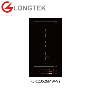 Table <span class=keywords><strong>de</strong></span> <span class=keywords><strong>cuisson</strong></span> à induction <span class=keywords><strong>électrique</strong></span> encastrable 2 brûleurs 9 réglages Contrôle tactile 3500W Économie d'énergie Surface en céramique pour usage domestique - Product Image 4