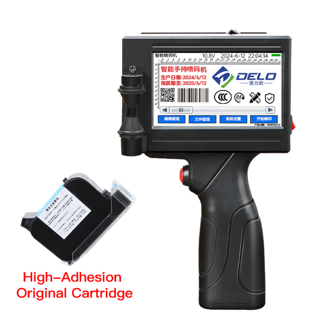 2025 Mini Waterproof 12.7mm Portable Handheld Automatic Inkjet Printer for Paper Printer