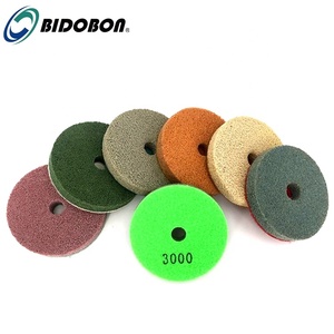 Discos <span class=keywords><strong>de</strong></span> Pulido <span class=keywords><strong>de</strong></span> Diamante <span class=keywords><strong>de</strong></span> Alta Calidad <span class=keywords><strong>de</strong></span> 4 Pulgadas con Esponja <span class=keywords><strong>de</strong></span> Nylon para Granito y Mármol - Product Image 2