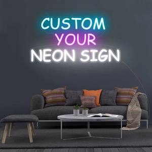 ป้ายไฟนีออนแบบกำหนดเองยินดีต้อนรับสู่ป้ายนีออนป้ายโลโก้ไฟ LED แบบกำหนดเองสำหรับห้องนอนวันเกิดปาร์ตี้ตกแต่งป้ายนีออน - Product Image 2