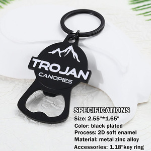 Abrebotellas <span class=keywords><strong>personalizado</strong></span> de fábrica <span class=keywords><strong>Abridor</strong></span> de botellas de metal de aleación de zinc Llavero Tinte Negro 3D Esmalte Bar <span class=keywords><strong>Abridor</strong></span> de cerveza con logotipo para recuerdos - Product Image 4