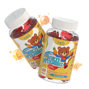 Gomitas Multivitamínicas Veganas con Biotina y Vitamina B5, Favorecen la Salud del Cabello, la Piel y las Uñas, Gomitas de Frutas a Base de Pectina para Todos - Product Image 1