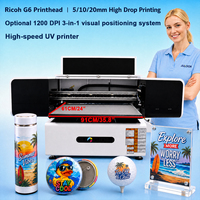 Printer UV Komersial Jucolor 9060 dengan Ricoh Gen6 High Droplet untuk Helm, Karpet, Kanvas, dan Alas Mouse
