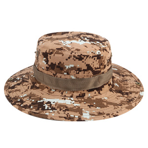 Gorra de sol Uv para hombre, sombrero de pescador con ala grande, Camuflaje verde militar, cuerda a prueba de viento, transpirable, para invierno - Product Image 5