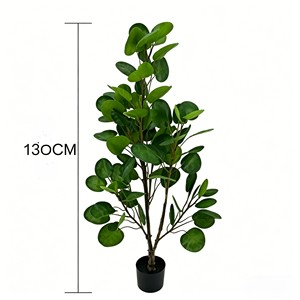 ต้นไม้เงินปลอมในกระถางสำหรับตกแต่งบ้าน โรงแรม ภายในอาคาร - Product Image 2