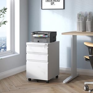 Armoire de classement silencieuse avec finition écologique et roulettes - Product Image 5
