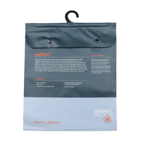 Sacs en plastique refermables à fermeture éclair personnalisés pour l'emballage des chaussettes et des vêtements, échantillon gratuit, faible MOQ, pochette en polyéthylène