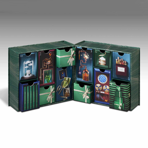 Petite boîte <span class=keywords><strong>de</strong></span> <span class=keywords><strong>calendrier</strong></span> <span class=keywords><strong>de</strong></span> <span class=keywords><strong>l</strong></span>'<span class=keywords><strong>avent</strong></span> <span class=keywords><strong>de</strong></span> Noë<span class=keywords><strong>l</strong></span> <span class=keywords><strong>de</strong></span> 12 jours pour la crème pour les yeux <span class=keywords><strong>livre</strong></span> <span class=keywords><strong>de</strong></span> soins <span class=keywords><strong>de</strong></span> la peau vide avec stratification mate et gaufrage pour les cosmétiques - Product Image 1