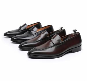 Mocasines Formales de Negocios para Hombre, Estilo Europeo-Británico, con Cordones, Transpirables, Ligeros, Antideslizantes, con Suela de Goma, Talla Grande - Product Image 6