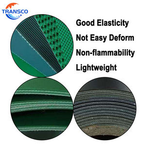 Banda Transportadora de PVC Verde de Alta Calidad Personalizada con Laterales Acanalados, Banda <span class=keywords><strong>Habasit</strong></span> para la Industria Frutal - Product Image 2