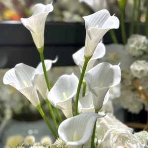 Lirio de Cala Artificial de Látex Realista para Hotel, Decoración de Navidad, Tacto Real, Novedad - Product Image 2