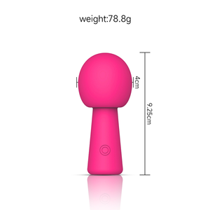 Juguete sexual masturbación femenina carga cabeza redonda grande fuerte vibración silicona pezón estimulación <span class=keywords><strong>Mini</strong></span> AV masajeador - Product Image 5