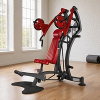 Machine de musculation commerciale inclinée pour la poitrine, presse pectorale robuste avec dossier et siège pour salle de sport