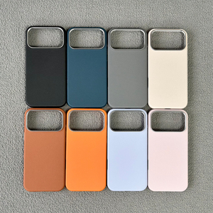 Funda de Cuero Lisa V-L06 para iPhone 17 16 15 Pro Max Air, Carcasa Magnética para Móvil, Venta al Por Mayor, Fundas para Teléfono - Product Image 1